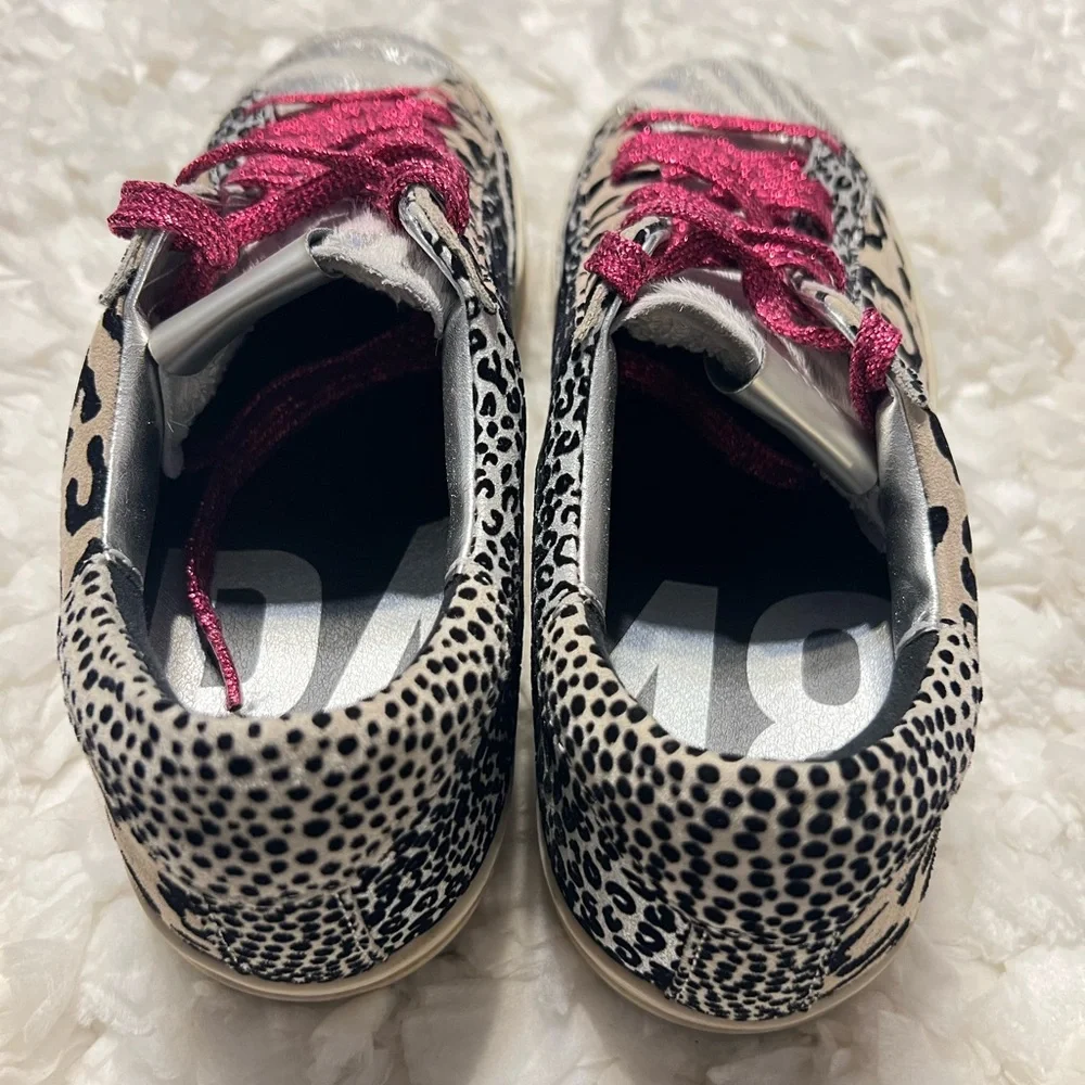 P448 John B Animal Print Court Sneakers Tennis Shoes Mixed Print Women’s Size 9 - Picture 4 of 9
